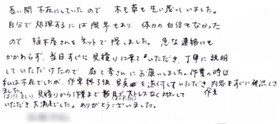 お客様の声